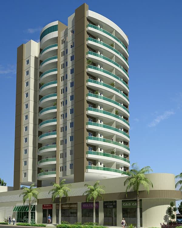 Fachada do Victoria Residence